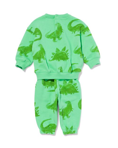ensemble vêtement bébé dino  vert