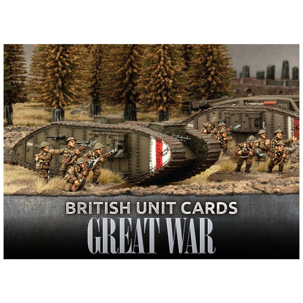 Flames Of War - Great War - British Unit Cards