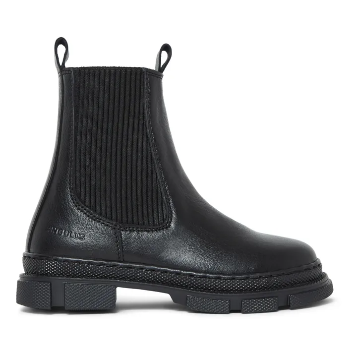 Angulus Chelsea Boots Zip | Noir