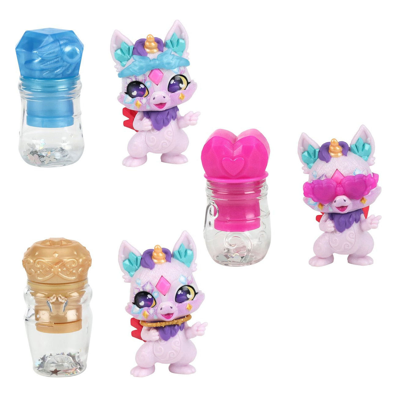 Magic Mixies Mixlings Verzamelketels Magische Toverdrank Voertuig Crystal Woords Serie 3