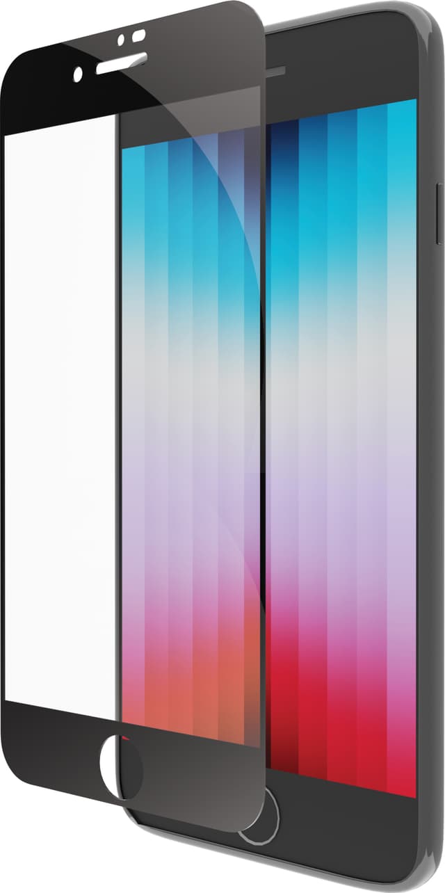 Dbramante1928 Eco-Shield iPhone SE/8/7 skærmbeskytter (sort)