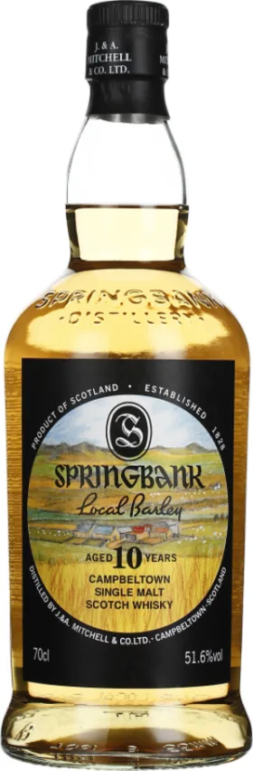 SPRINGBANK 10 YEARS LOCAL BARLEY 2021 70CL