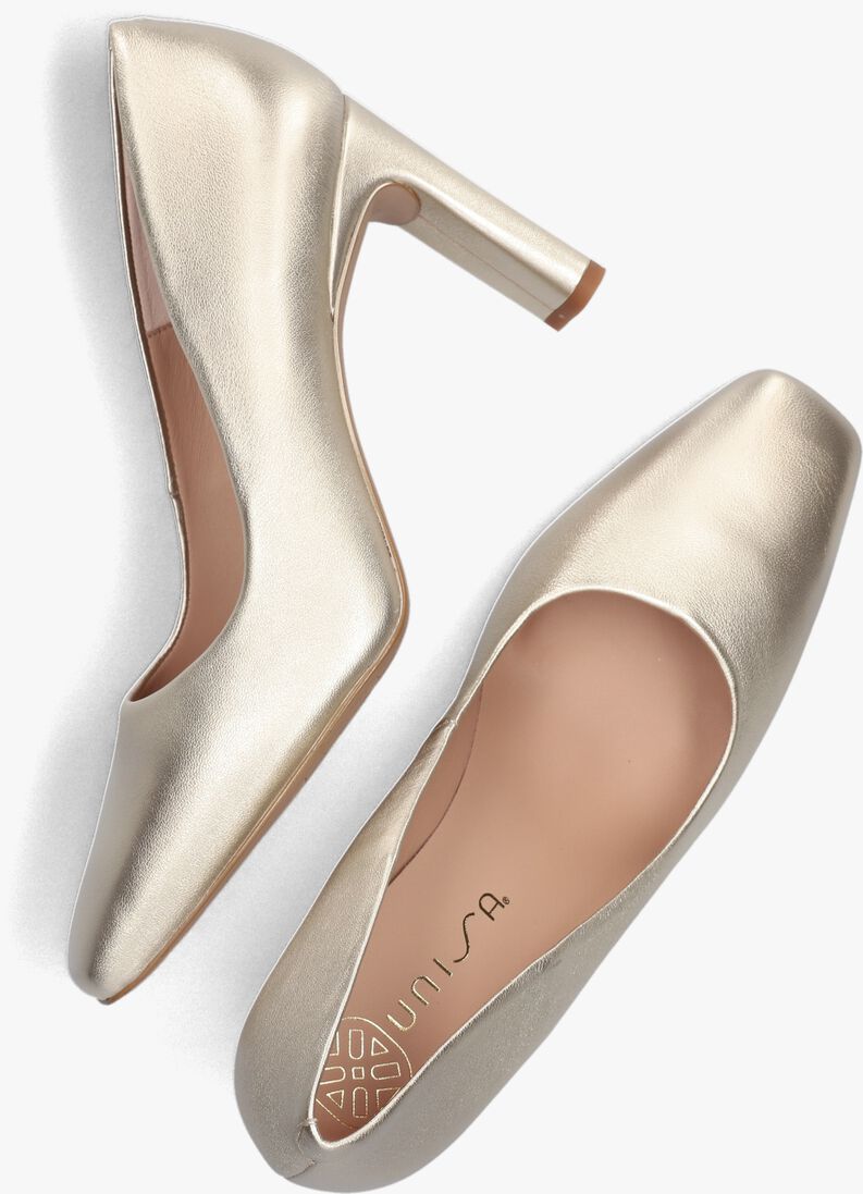 UNISA gouden unisa pumps waba