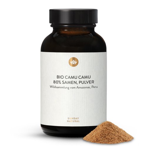 Sunday Natural Products  Bio Camu CamuPulverwild , 80% Samen
