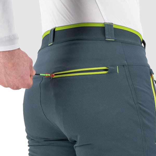 Pantalon ski de randonnée KARPOS PIETENA PANT DARK SLATE/ LIME GREEN