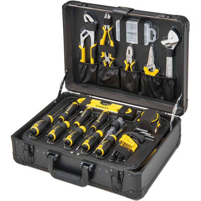 Valise de maintenance Stanley 4 niveaux d'outils, 142 pièces