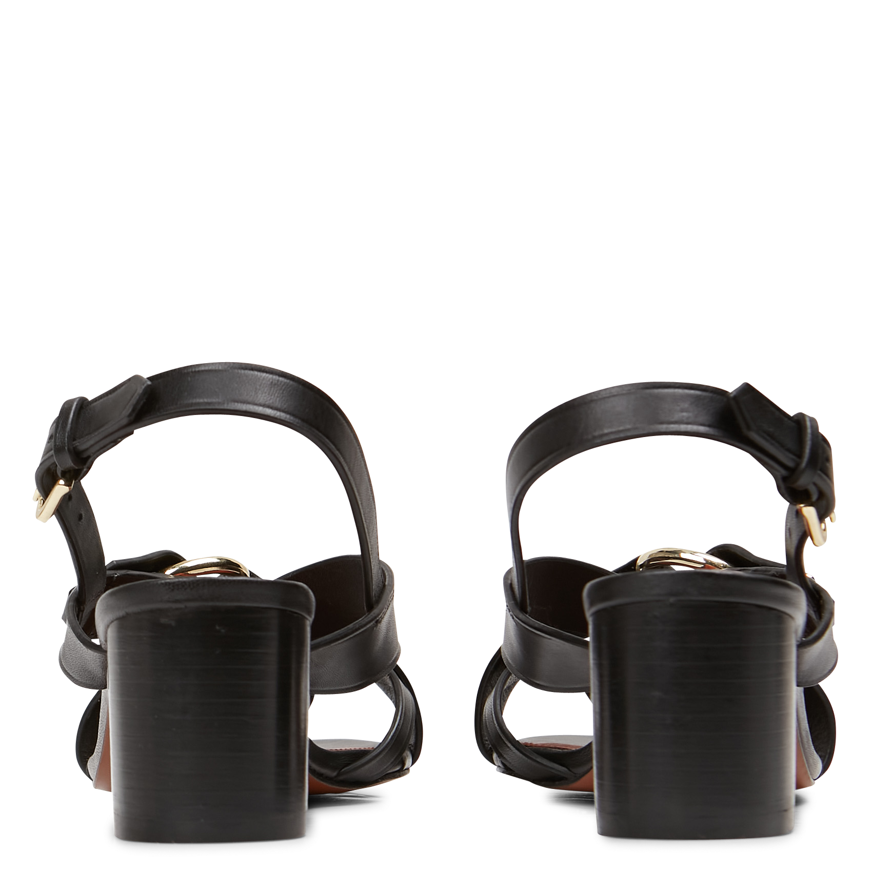 FLORENTINE - Sandales hautes en cuir | Noir