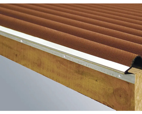 Gutta randprofiel voor golfplaten, staalplaat, 2000 mm x 20 mm