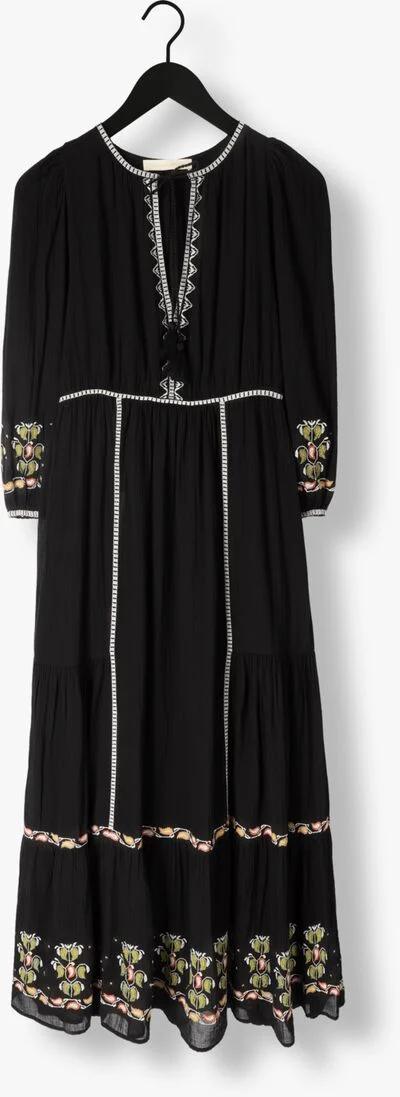 VANESSA BRUNO zwarte vanessa bruno maxi jurk bangali