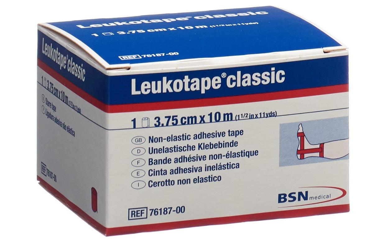 Leukotape Classic rot, 3.75 cm x 10 mDie unelastische Klebebinde für funktionelle Verbände