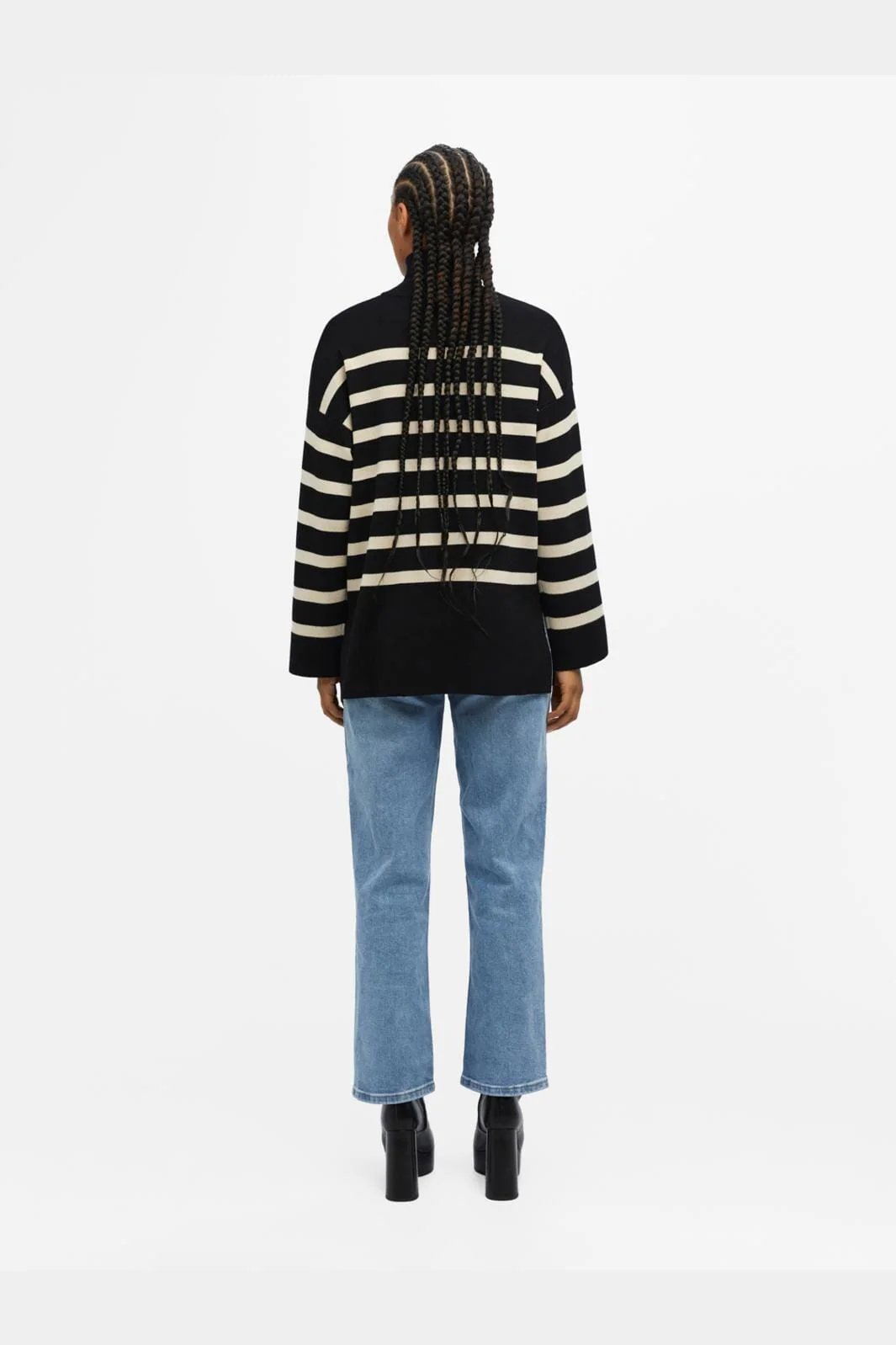 Object Objester L/S Knit Zip Pullover