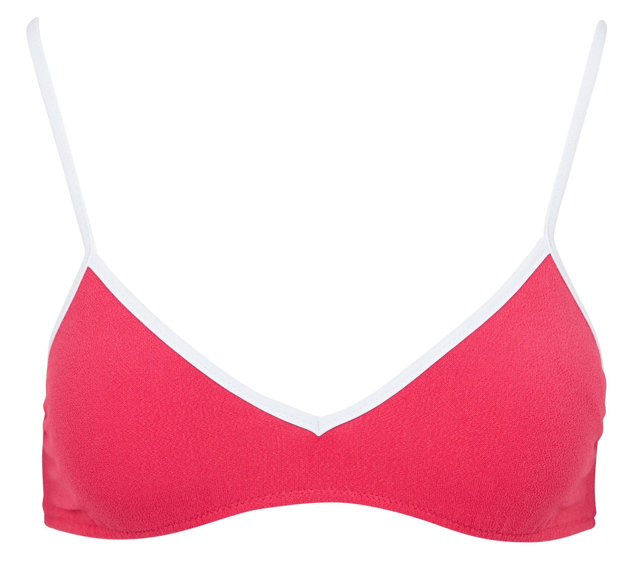 LASKO - Haut de maillot de bain bralette triangle | Rose