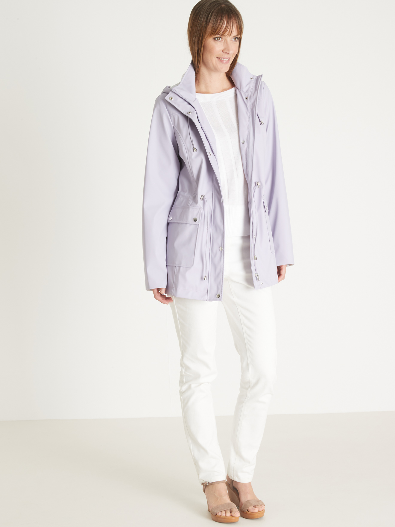 Parka déperlante capuche amovible