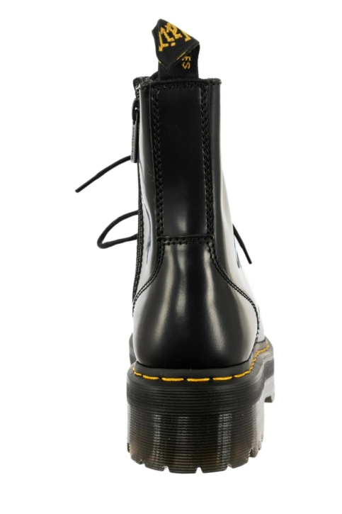 Bottines dr martens jadon black polished smooth