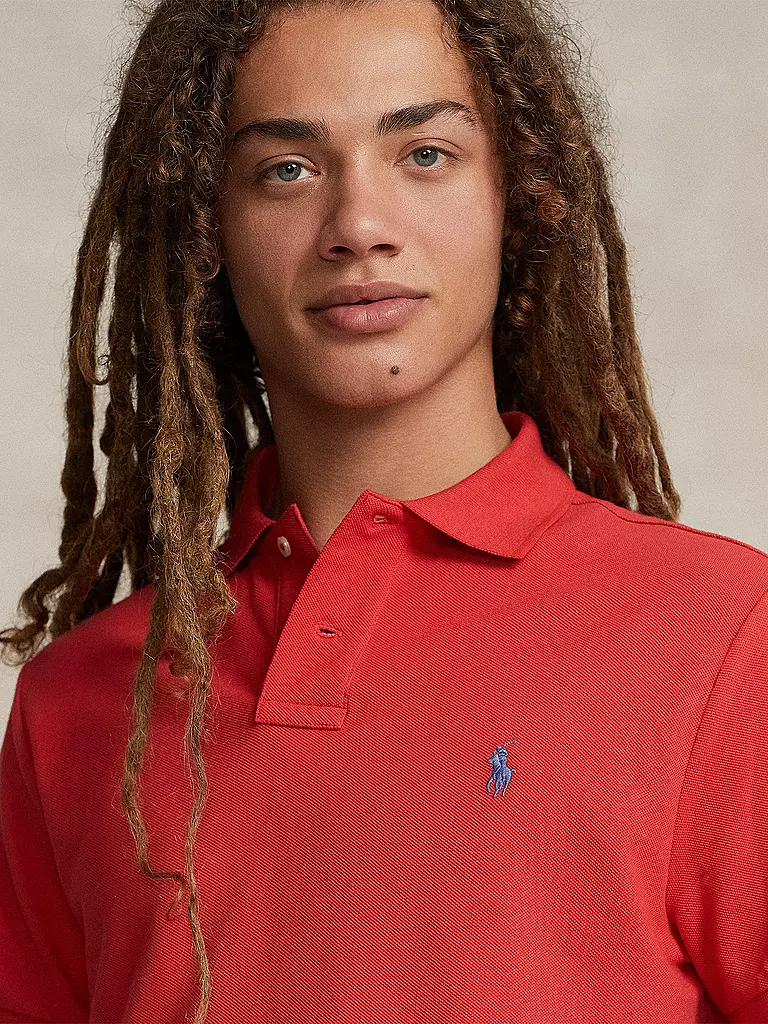 POLO RALPH LAUREN Poloshirt Custom Slim Fit rot