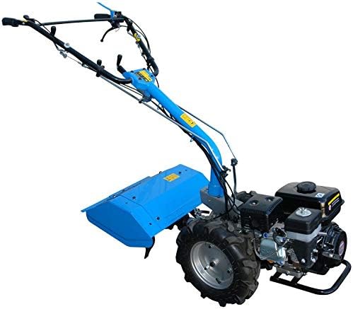 Güde 95183 GGF 620 Gartenfräse zu 95180 (455/575 mm Arbeitsbreite, 200 mm Arbeitstiefe, 300 mm Ø Messer) & Satz Räder Doppelbereifung (2 Räder 4.00-8, 2 Adapter, 95180 und 95187 Motoreinachser)