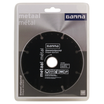 GAMMA diamantslijpschijf aluminium / metaal 125mm