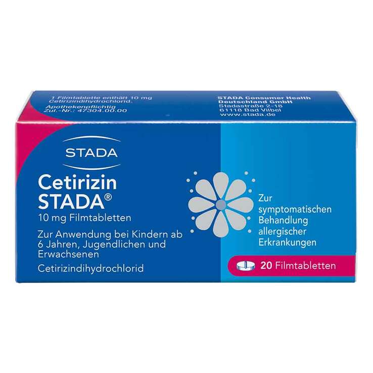 Cetirizin STADA 10 mg Filmtabletten, 20 St