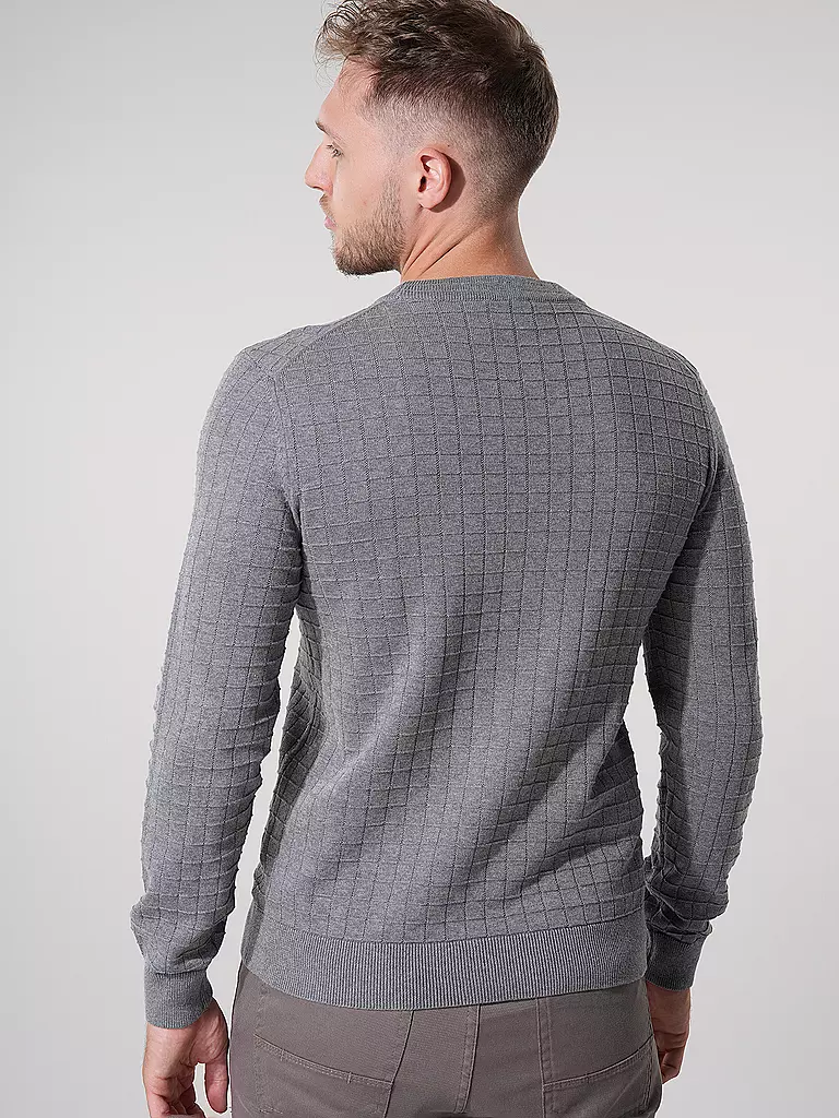 HUGO Pullover SCOULT grau