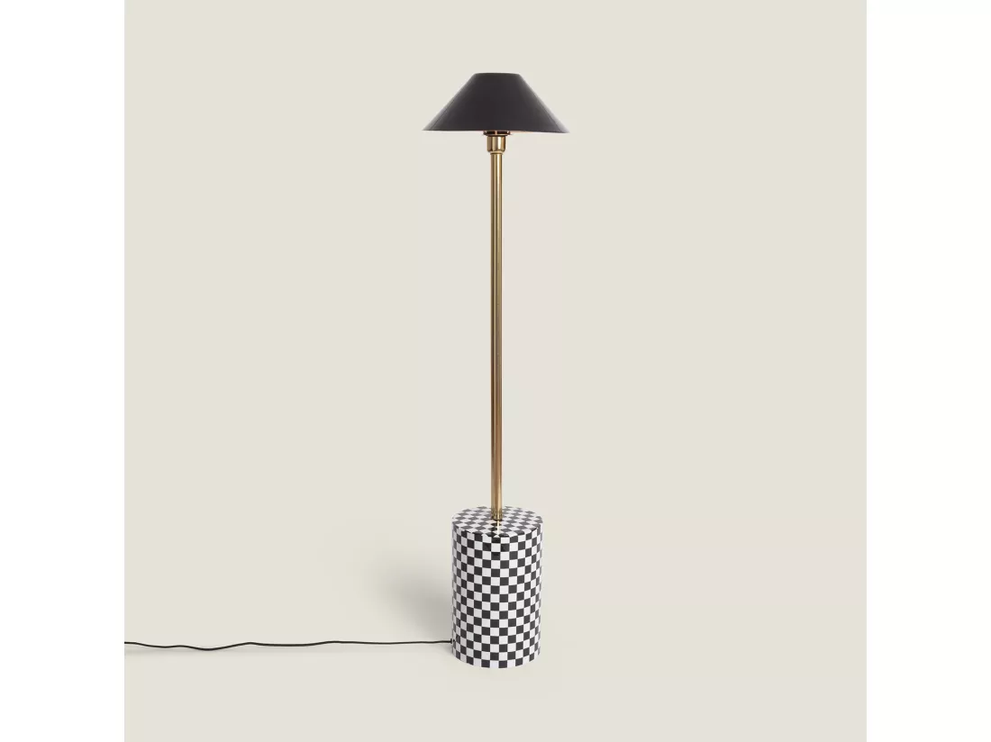 Lampadaire Métal Brijesh Noir