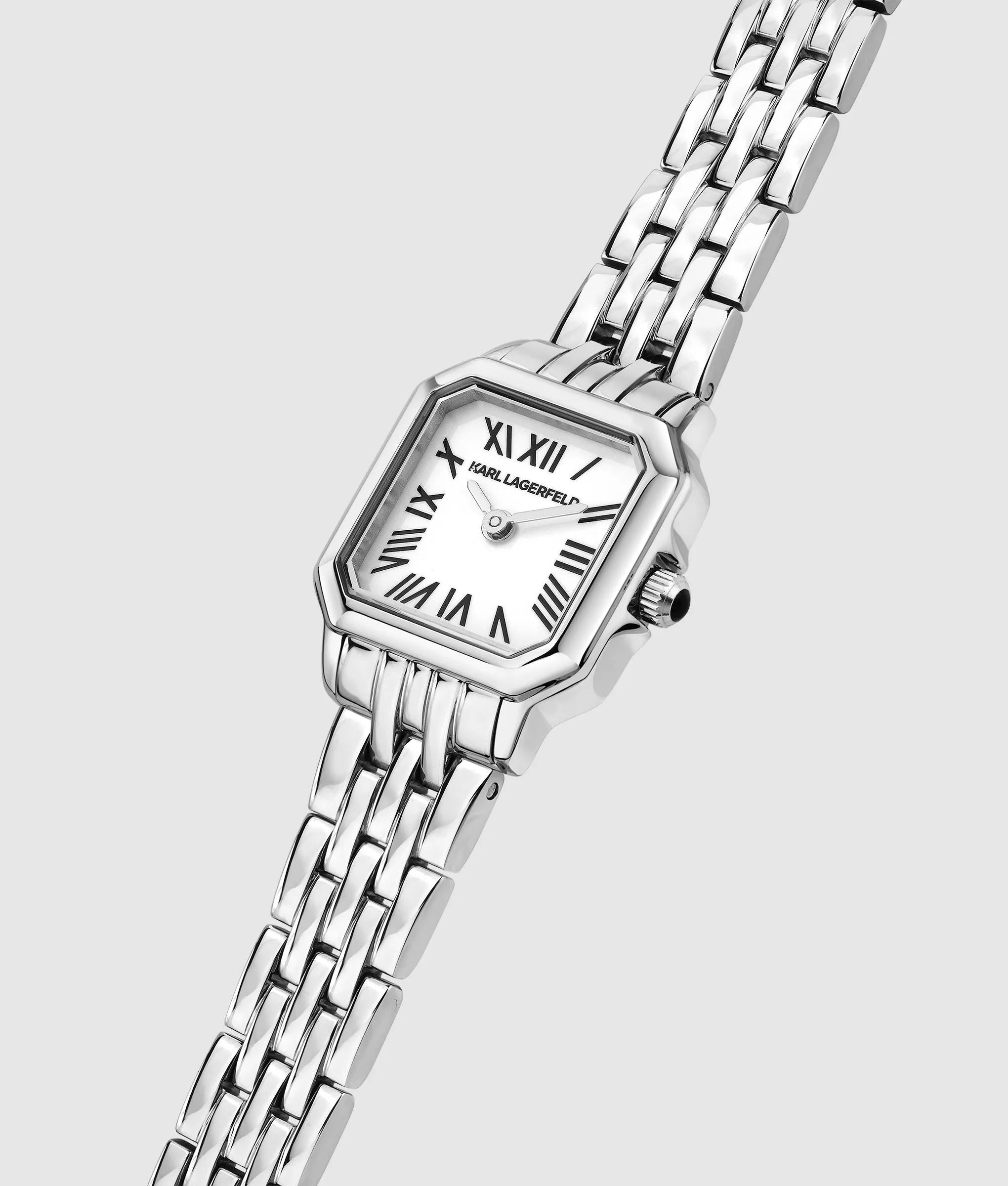 Klein vierkant horloge met logo