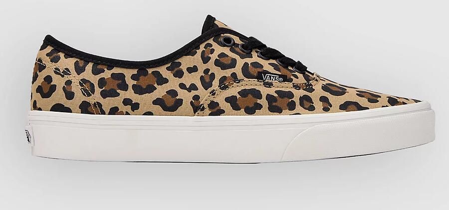 VANS Authentic Animalier sneakers met panterprint lichtbruin