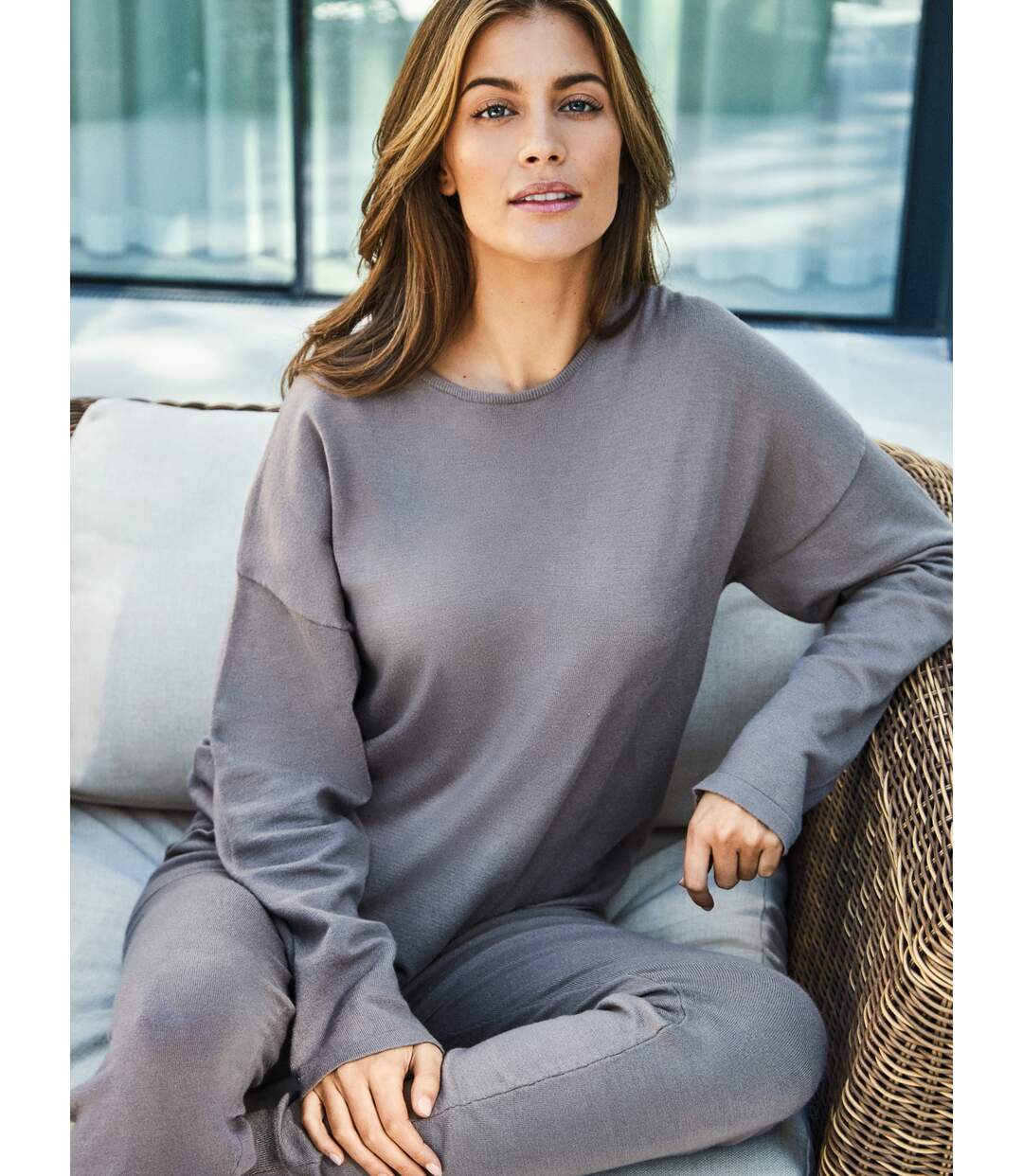 Tenue détente et intérieur pyjama pantalon haut Tricot Selmark
