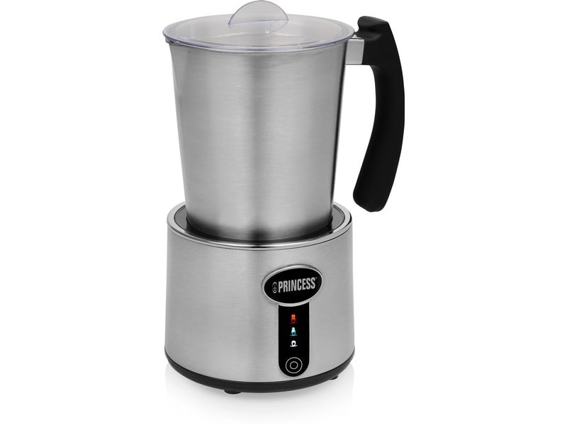 Princess Milchschäumer 500 ml, Silber Elektrischer Milchaufschäumer