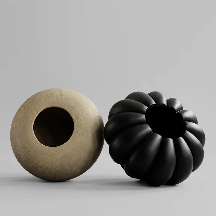 101 Copenhagen - Kabin Vase, Fat, Ø 35 cm, sand