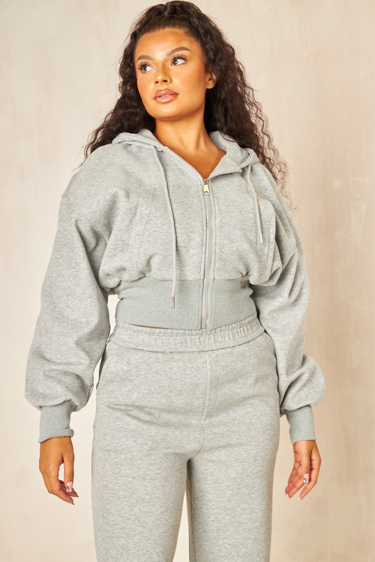 Ensemble 2 pièces sweat + jogging gris