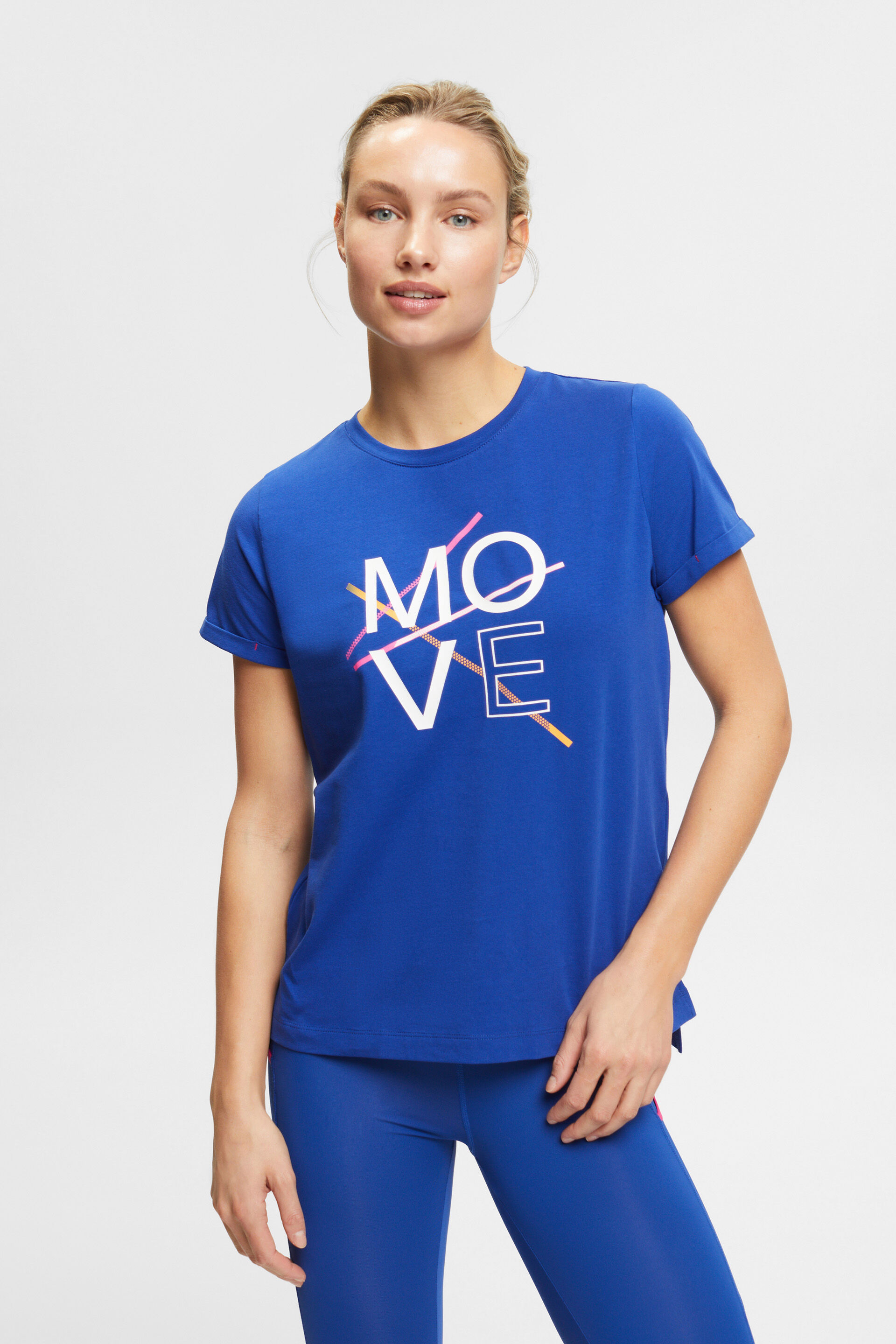 T-shirt en coton d’allure sportive