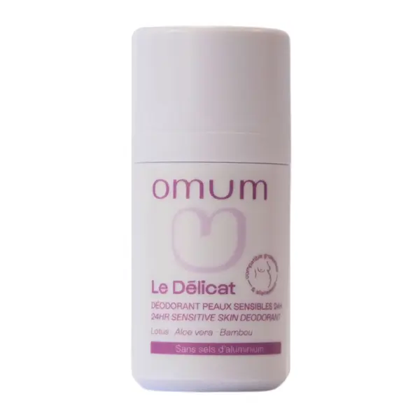 Omum Desodorante Roll-On Delicado para Pele Sensível 24h 50ml