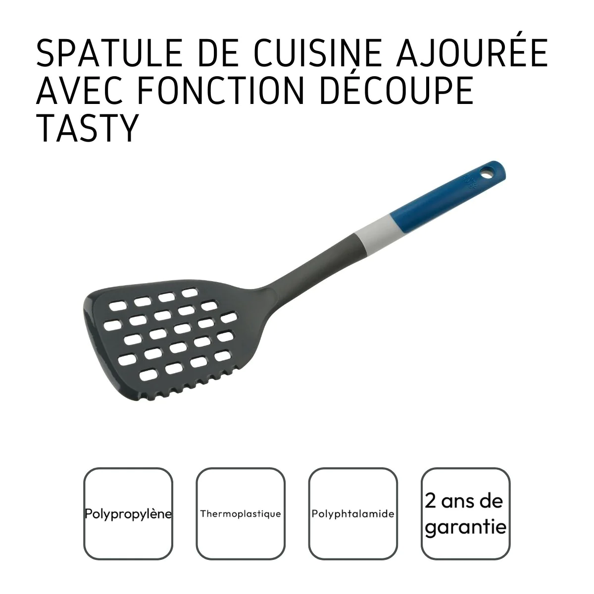 Spatule de cuisine ajourée 2 en 1 Core Tasty