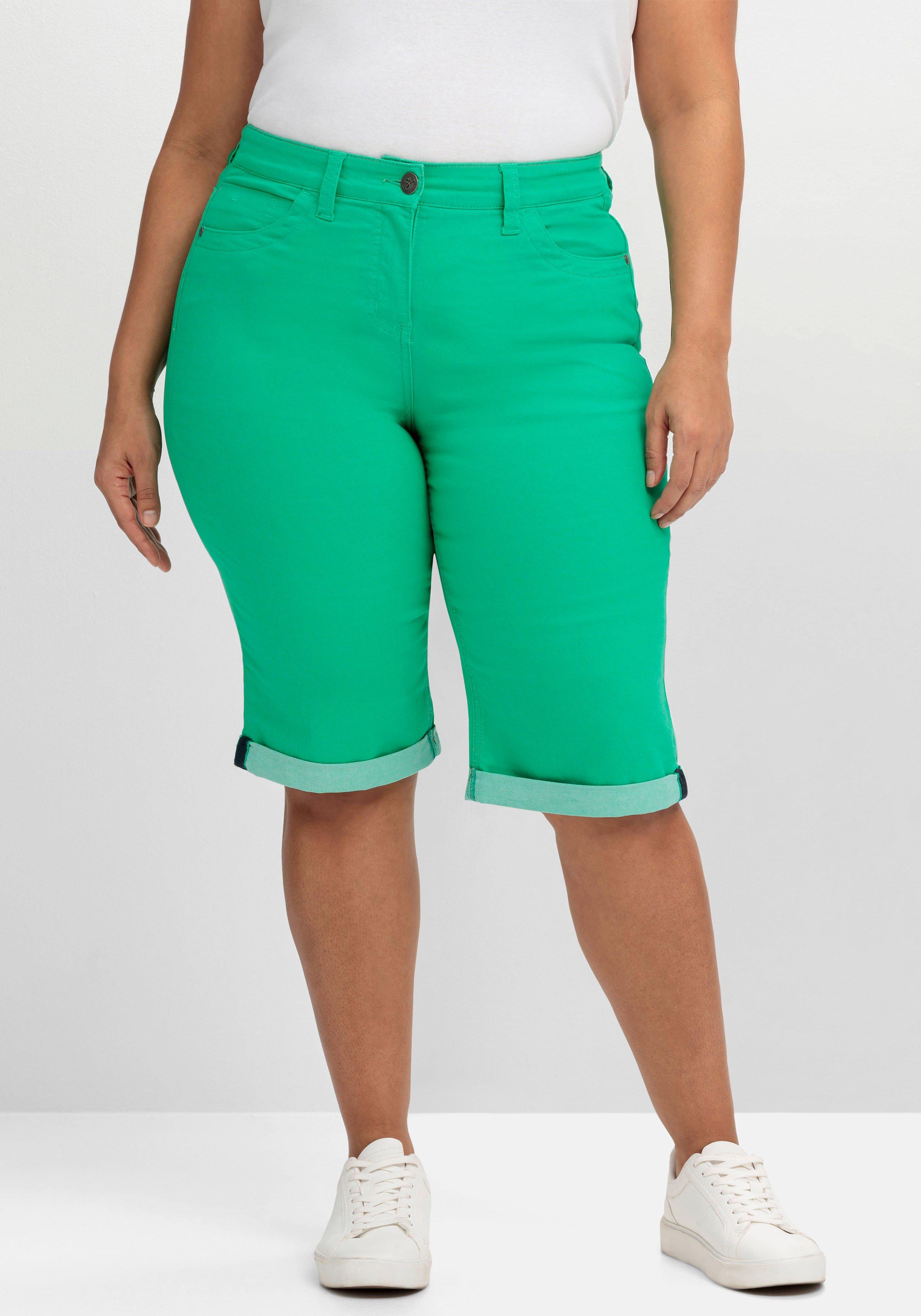 Bermudas mit fixiertem Aufschlag