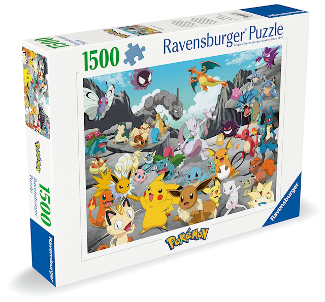 Pokémon Klassiker Puslespill 1500 brikker, Ravensburger