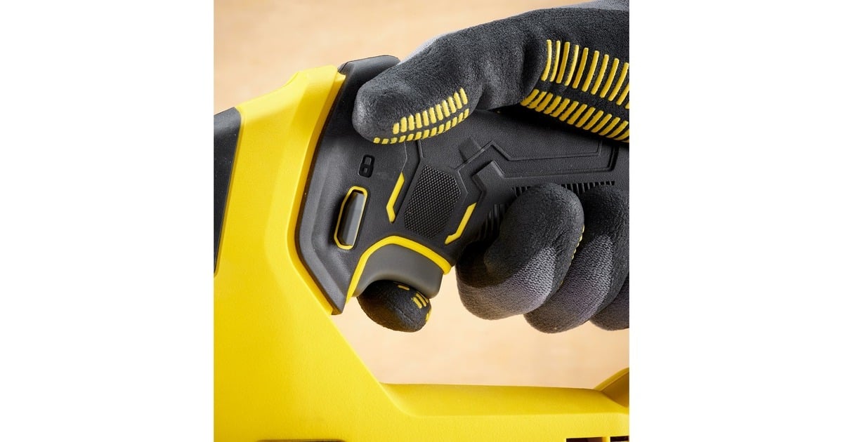StanleyFATMAX V20 18V Decoupeerzaag  (Geel/zwart, Koffer, 2 accu's (2.0Ah) en oplader (4A) inbegrepen)