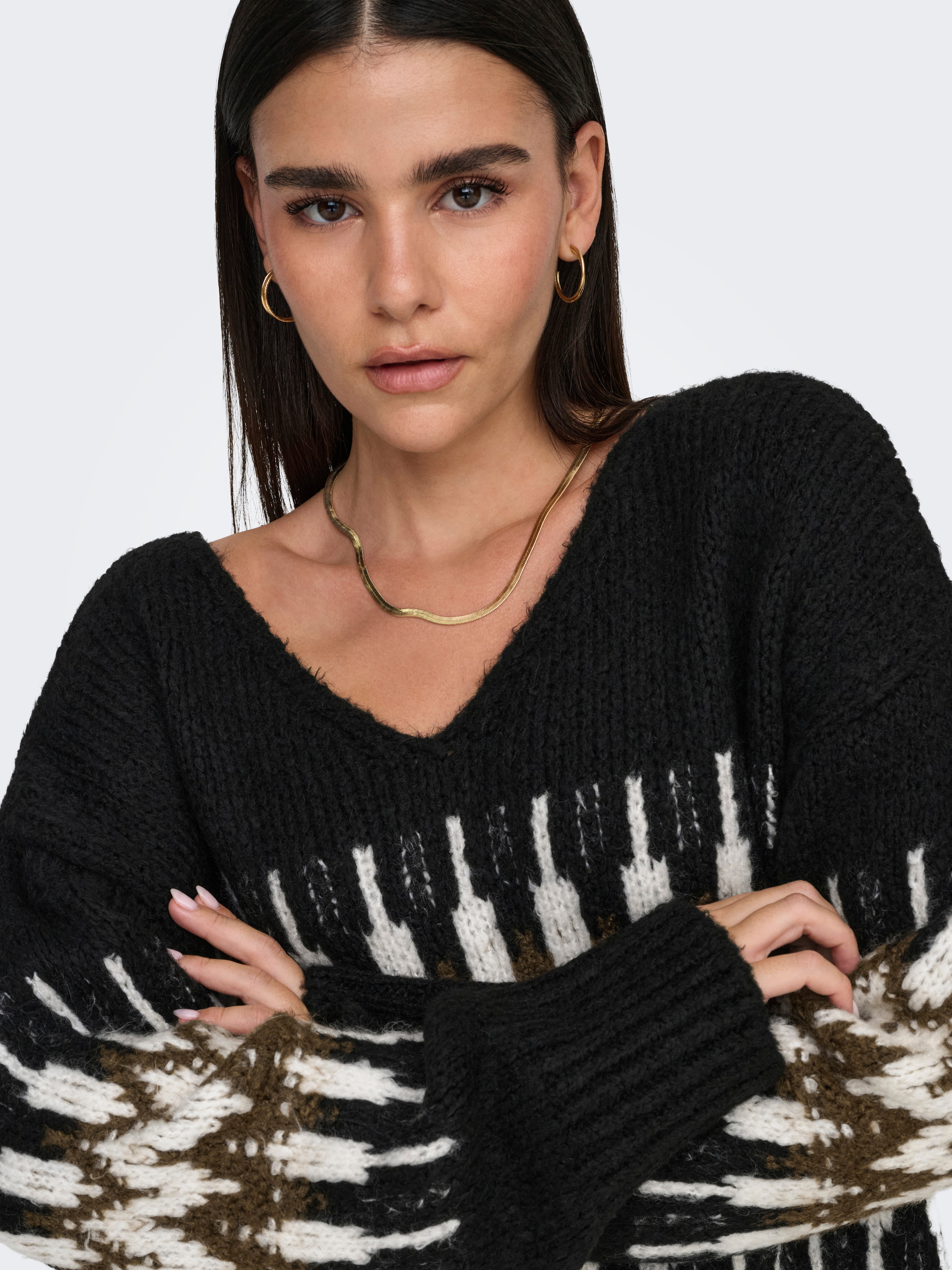 JDYDINEA Strickpullover Black
