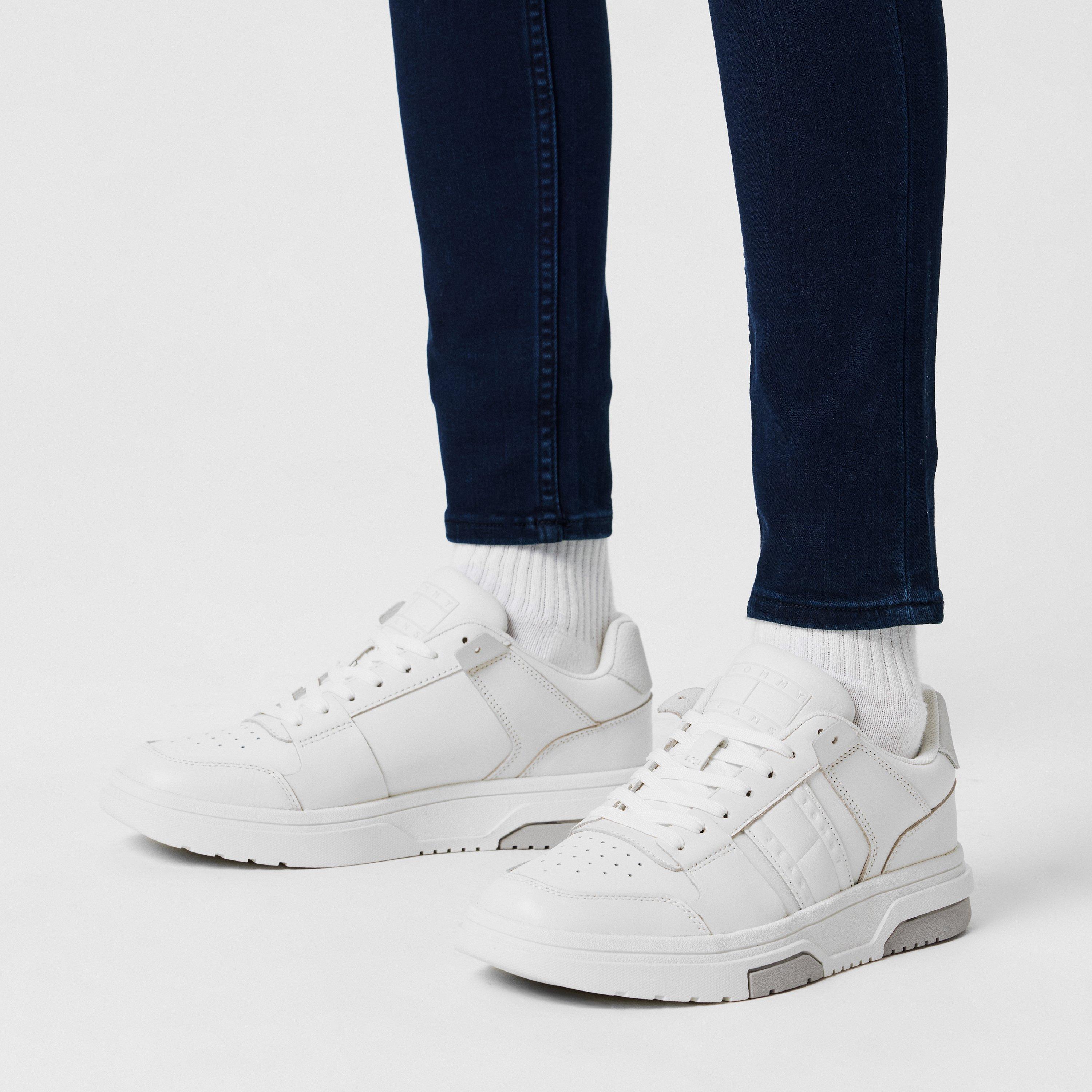 Tommy Jeans Leather Skate Trainers
