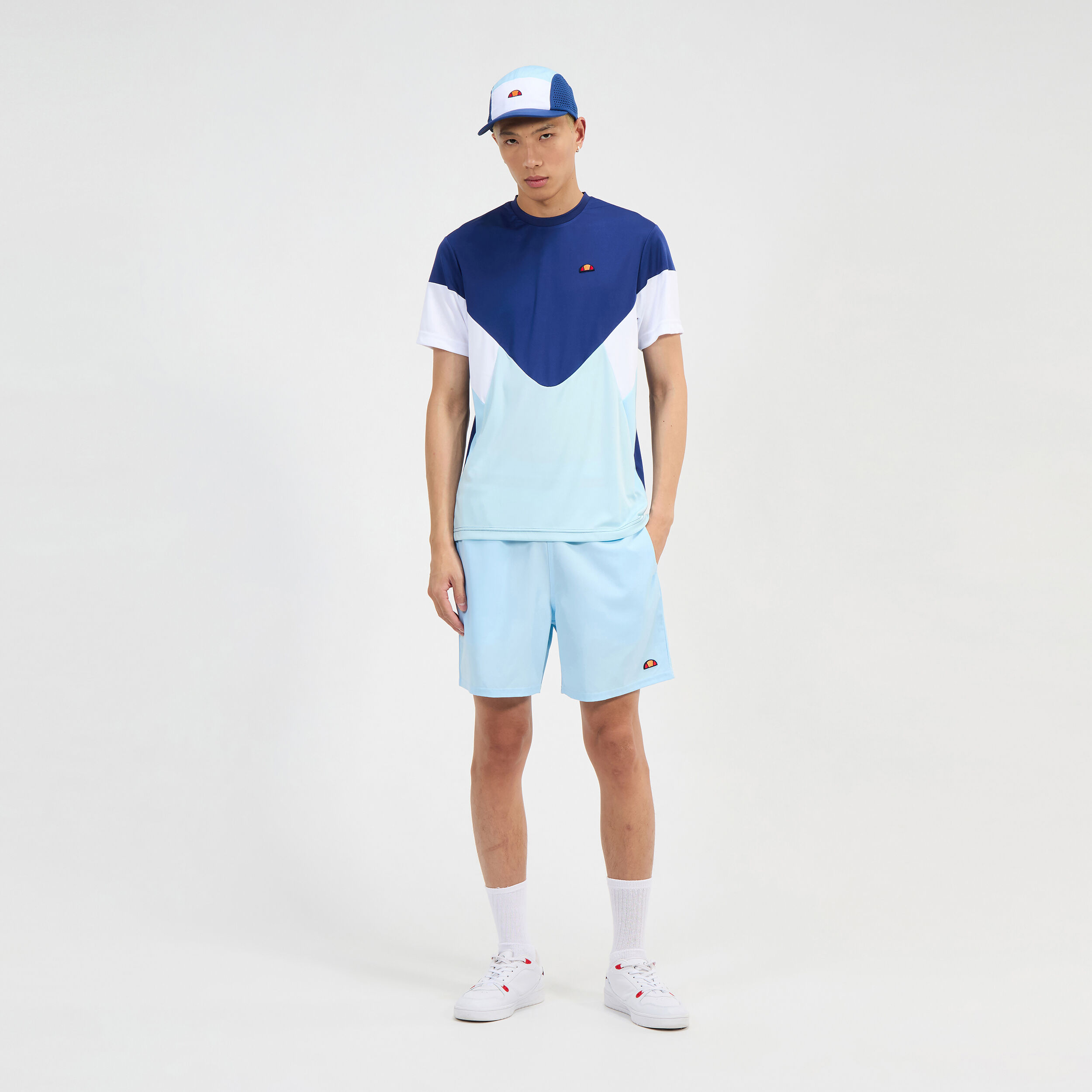 Ellesse Chun T-shirt Hommes - Bleu Foncé