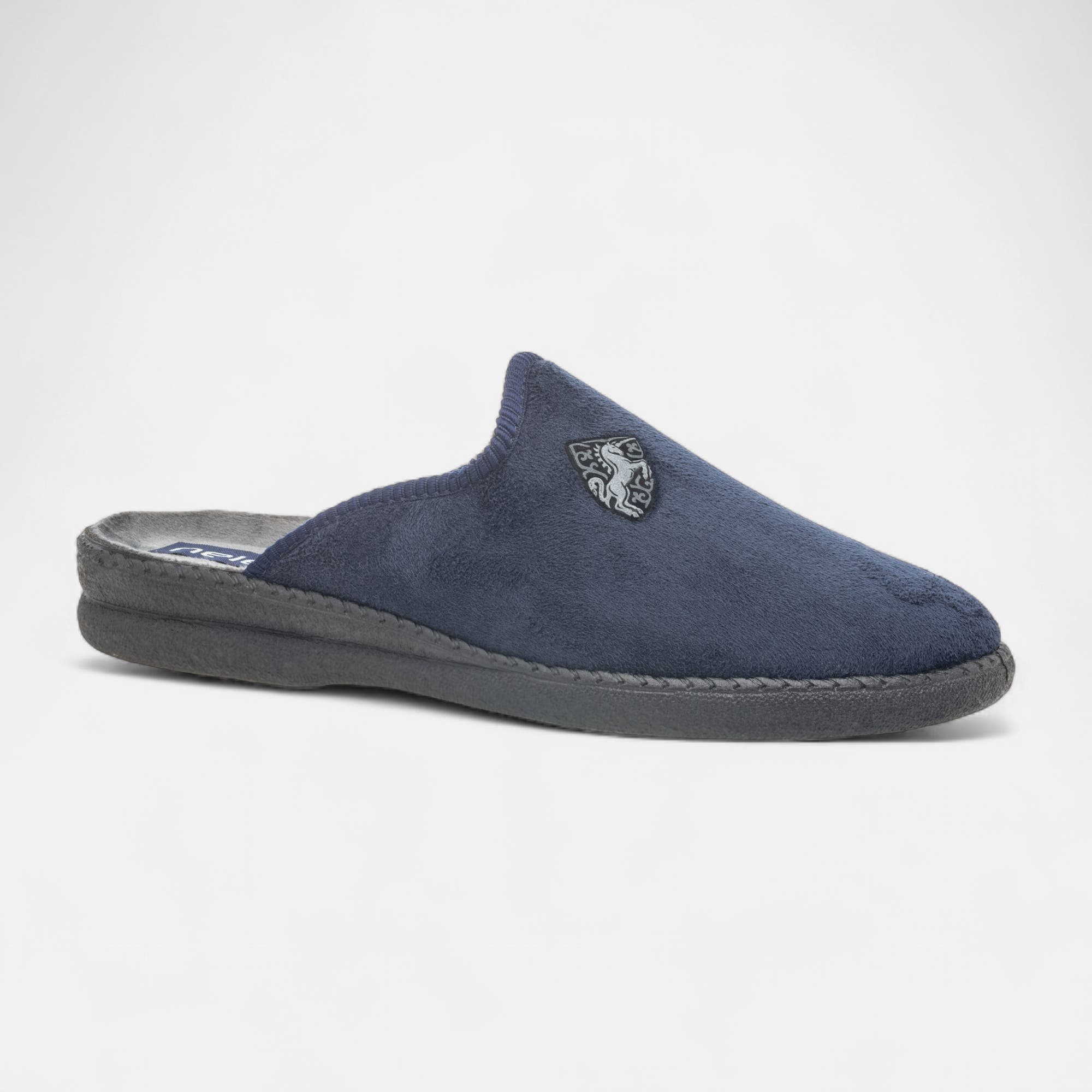 Pantoufles mules Homme bleu marine