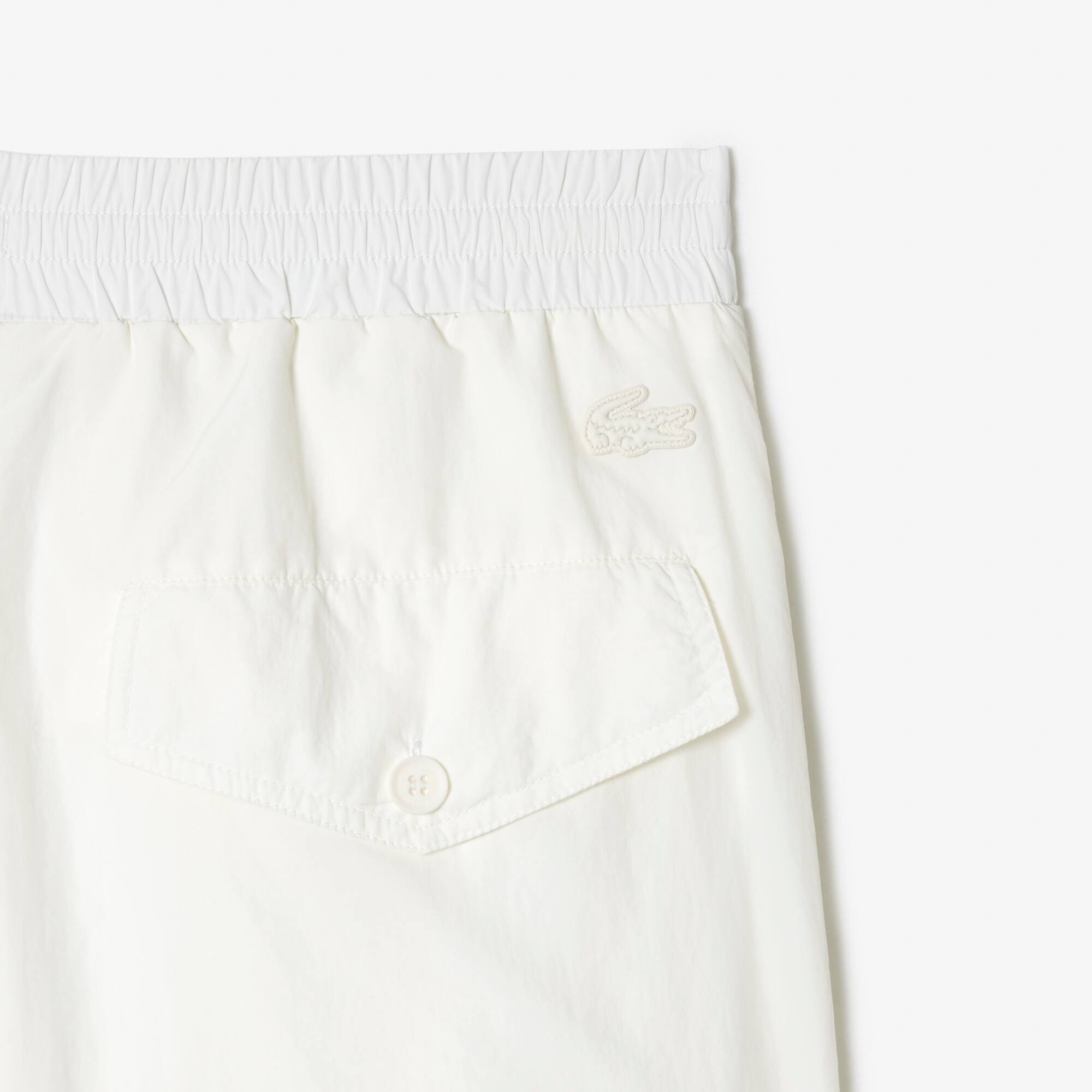 Pantalon de survêtement Sportsuit jambe large en nylon Pantalons de survêtement - Blanc - Lacoste - Femme
