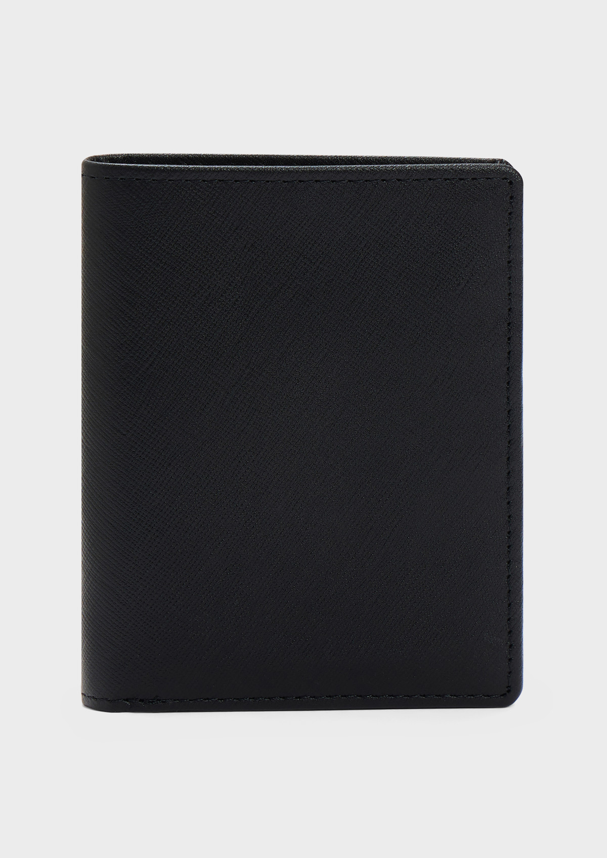 Portefeuille en cuir noir