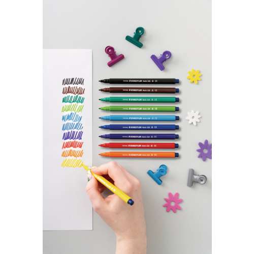 STAEDTLER Noris 326 Fasermaler – 10er Kartonetui