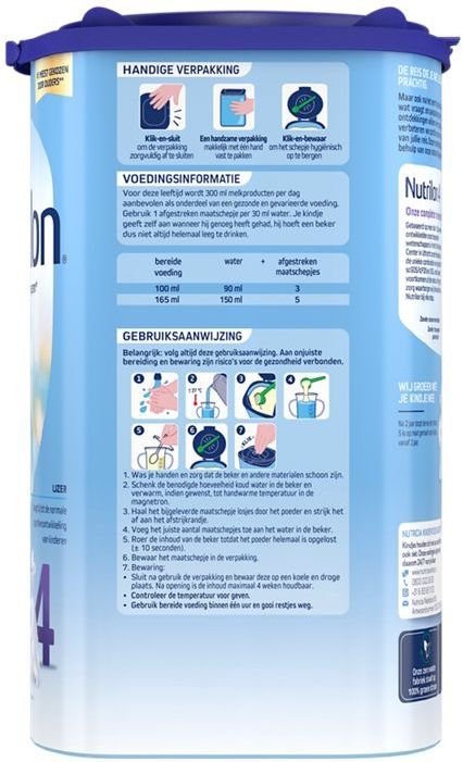 Nutrilon 4 Dreumesmelk – Flesvoeding Vanaf 1 Jaar – 800g