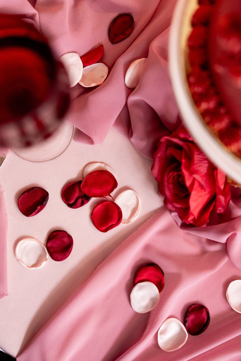 Roze Rozenblaadjes 100st
