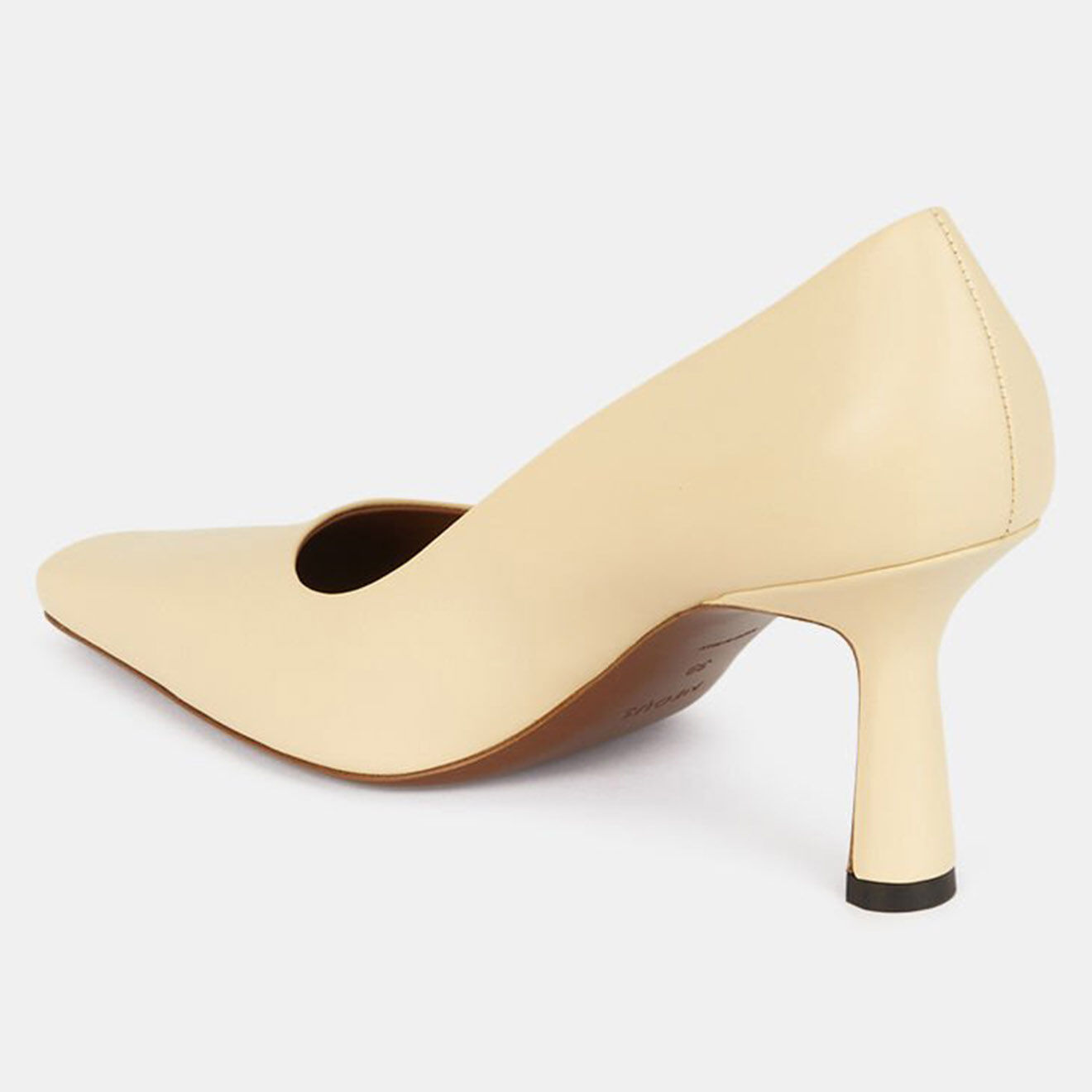 Neous Escarpins en Cuir jaune pâle - Talon 7.5 cm