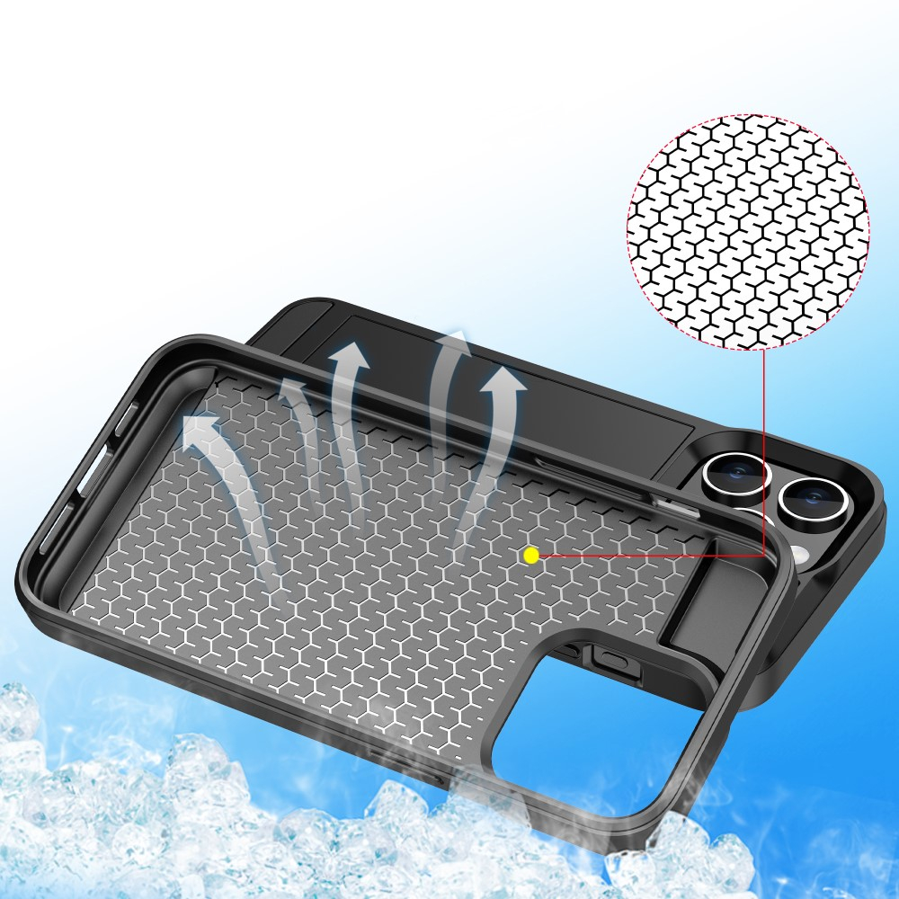 iPhone 15 Pro Hybrid Hardcase Hülle mit integriertem Karten Portemonnaie (aufschiebbar) - Weiss