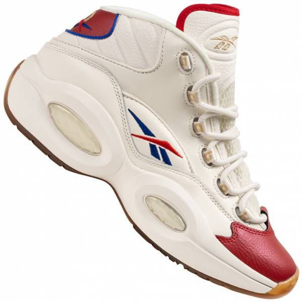 Reebok Question Mid Chalk Vector Red Vector Blue Schoenmaat 44 Sneakers GZ7099
