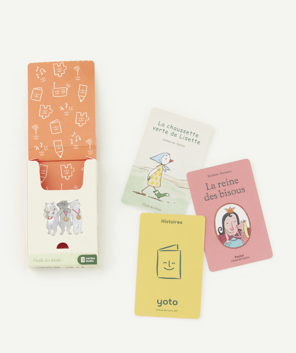 YOTOPACK DE 3 CARTES HISTOIRES AUDIO LES MAMANS EN OR