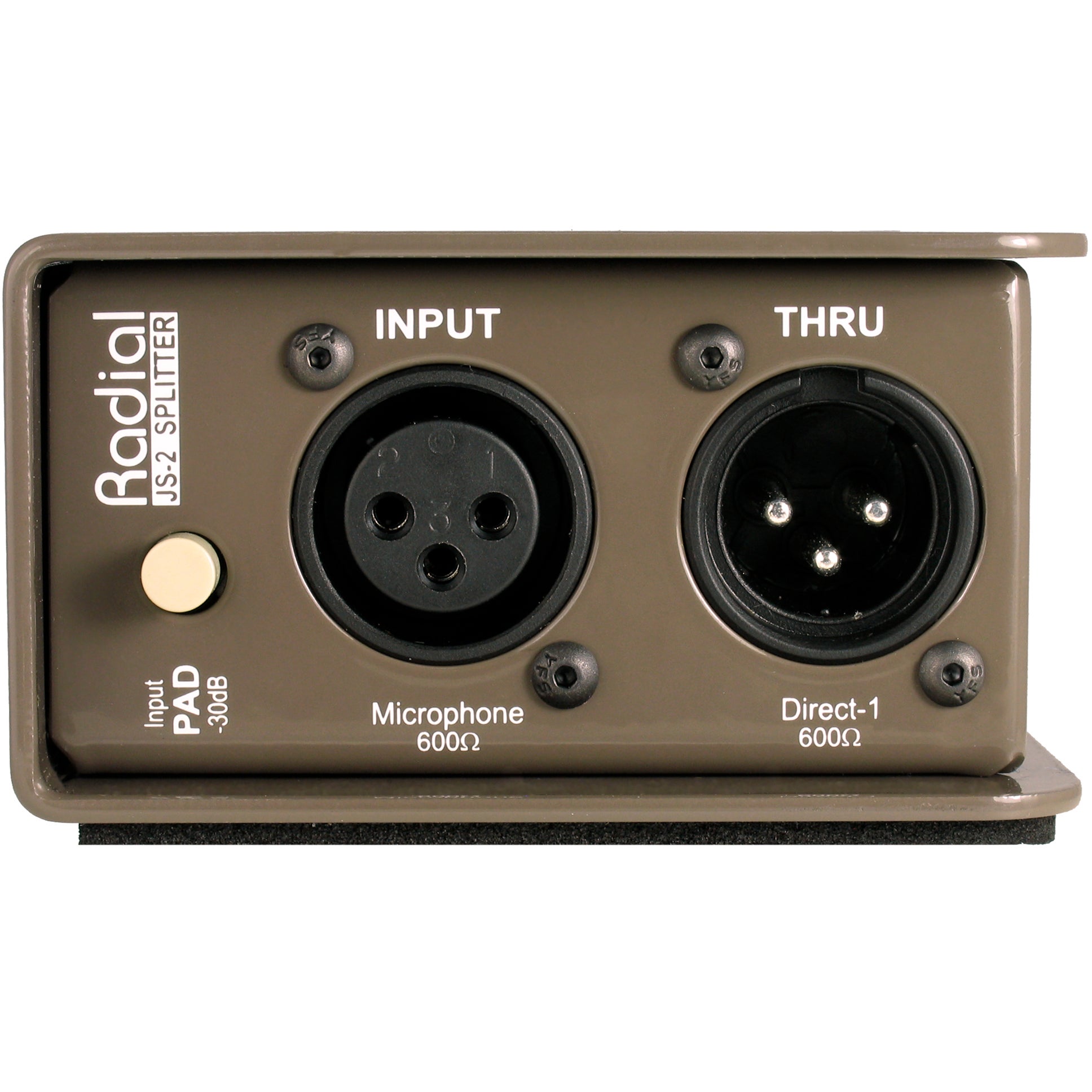 Radial JS2 passieve 2-way microfoonsplitter